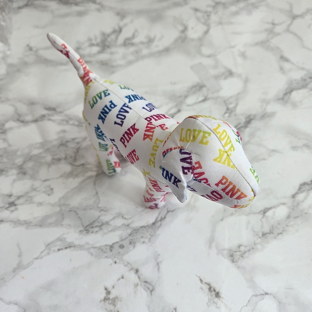 VS PINK  confetti rainbow dog Limited edition